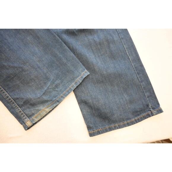 Levi's 569 Loose Straight Fit Rugged Denim Blue Jeans Mens Size 38 x 32 - Picture 4 of 7